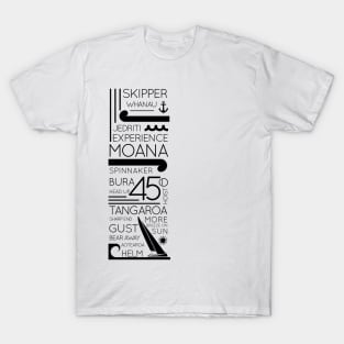 Tangaroa black on white T-Shirt